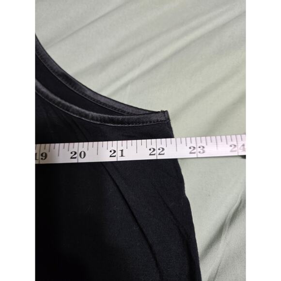 Bamboo you xl women's black tank top - Picture 5 of 6